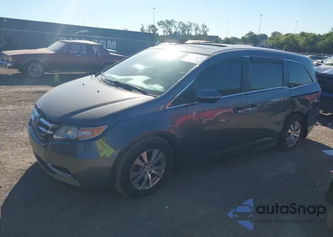 2017 Honda Odyssey Ex-L from USA, damaged, VIN 5FNRL5H61HB027015